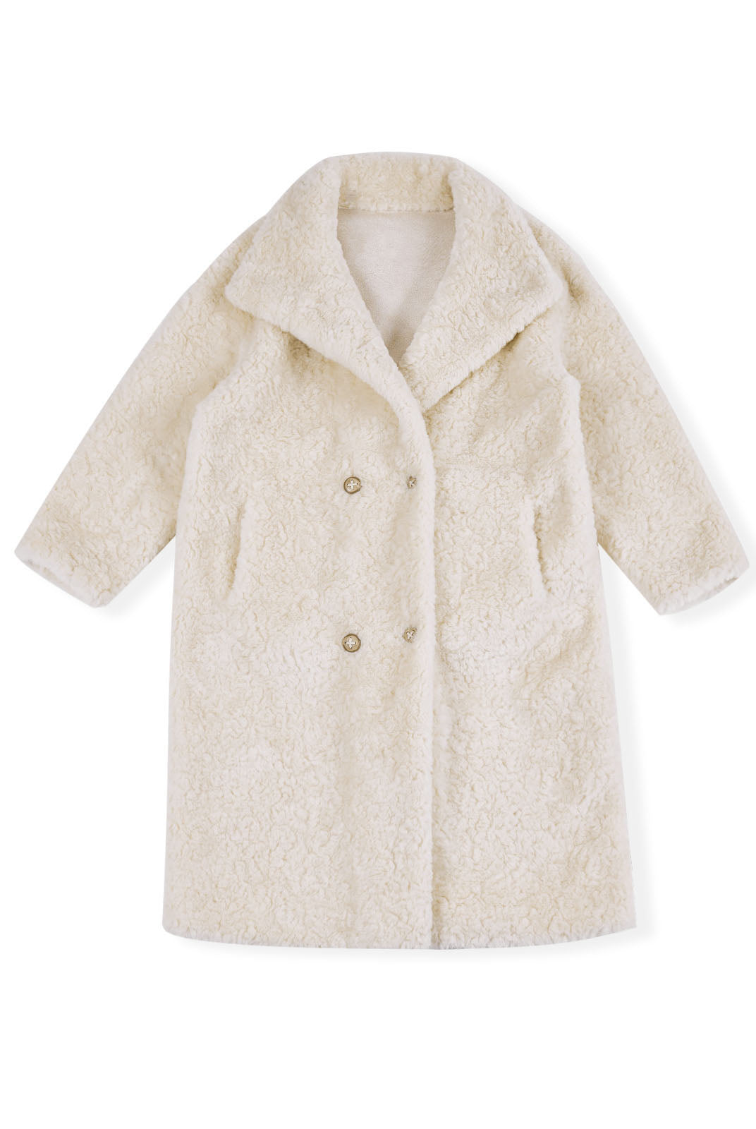 ASOBIO Long Faux Fur Coat