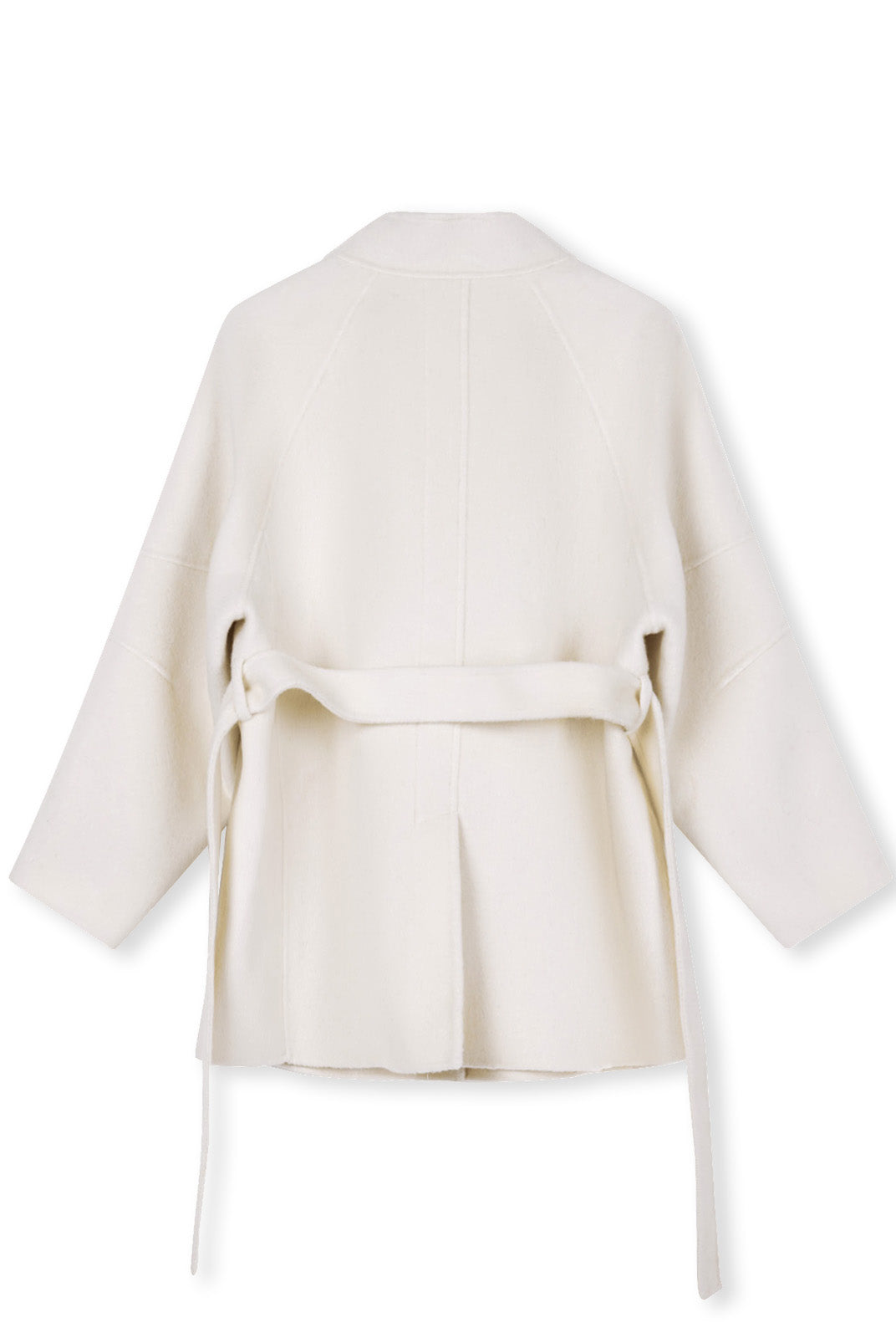 ASOBIO Double-Faced Stand Collar Wrap Coat