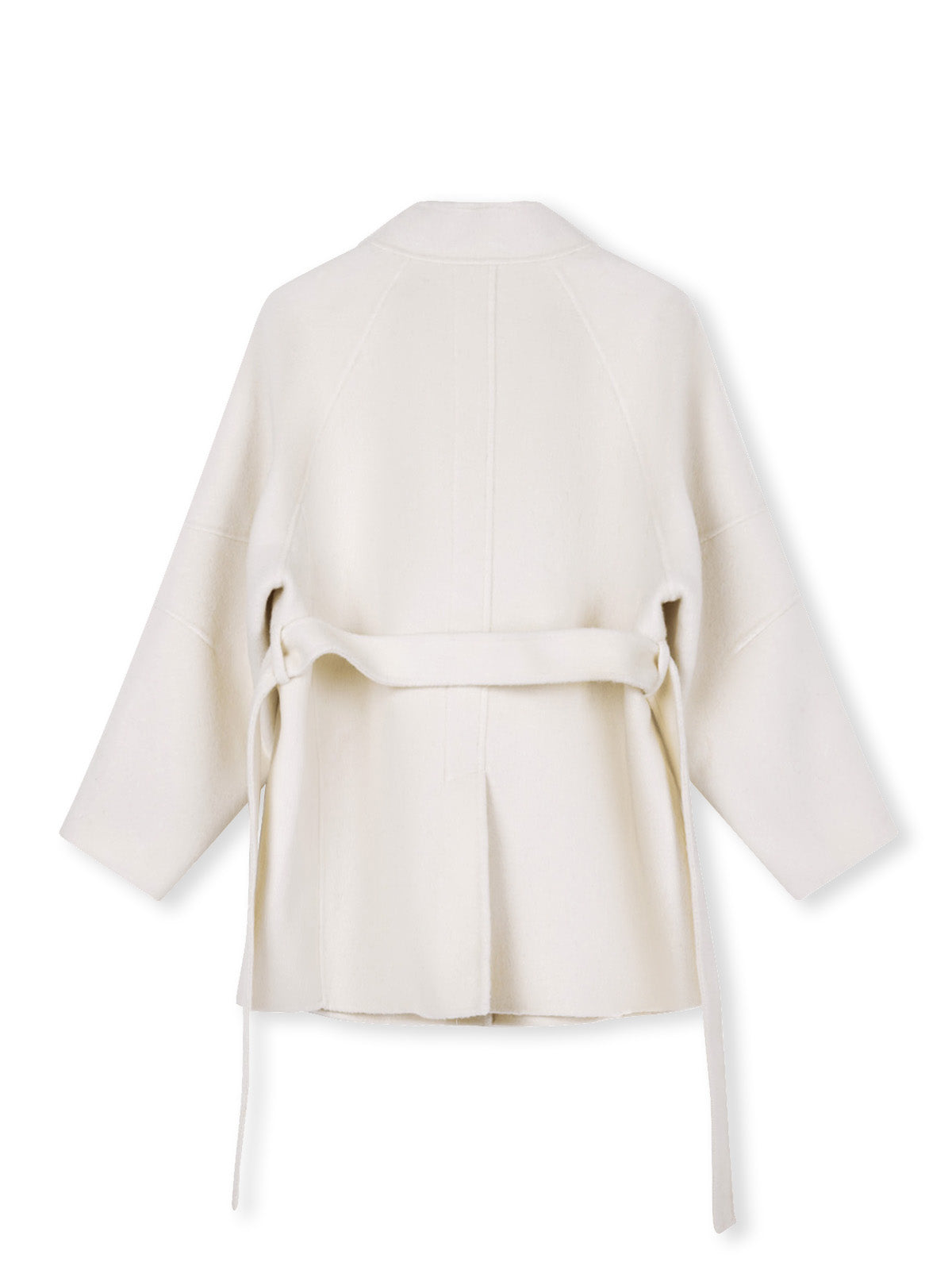 ASOBIO Double-Faced Stand Collar Wrap Coat