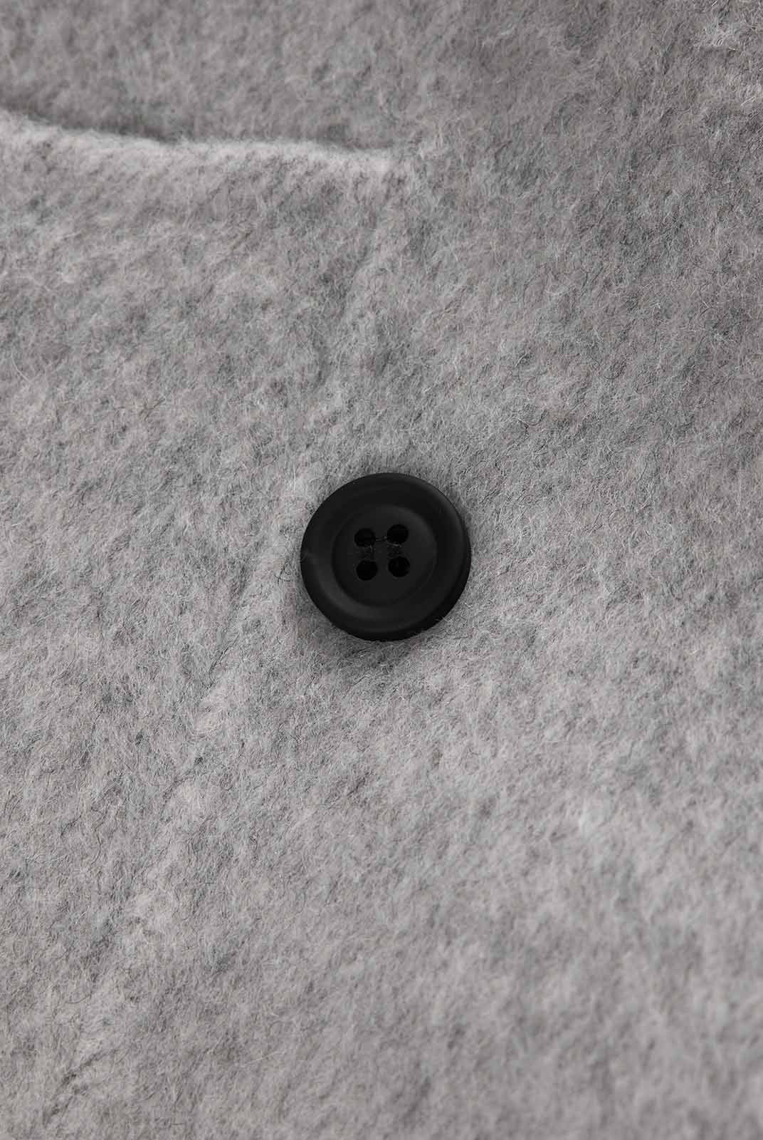 ASOBIO Double-Faced Double-Breasted Wrap Coat