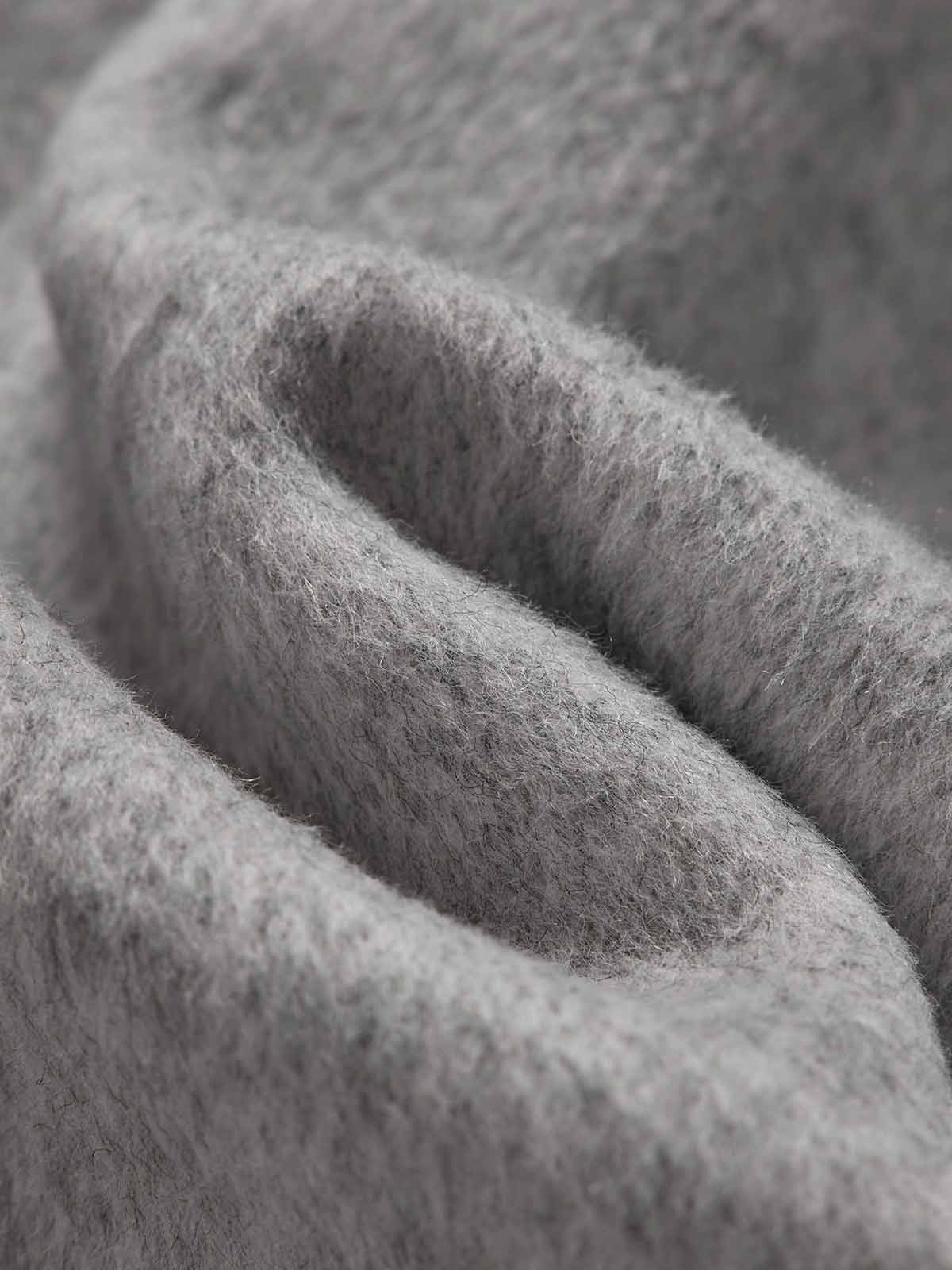 ASOBIO Double-Faced Double-Breasted Wrap Coat