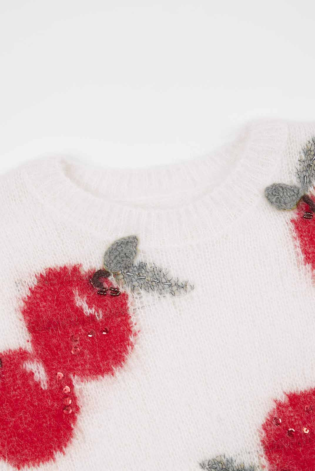 ASOBIO Mohair-Blend Pullover Sweater