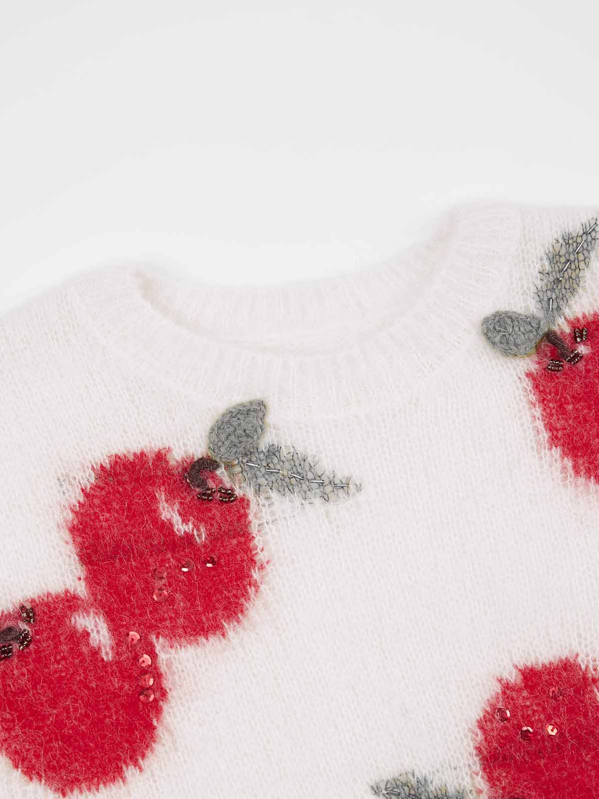 ASOBIO Mohair-Blend Pullover Sweater