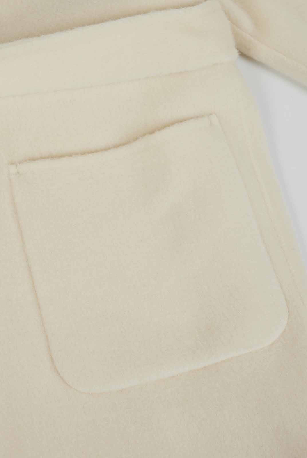 ASOBIO Minimal Long Wool-Alpaca Wrap Coat