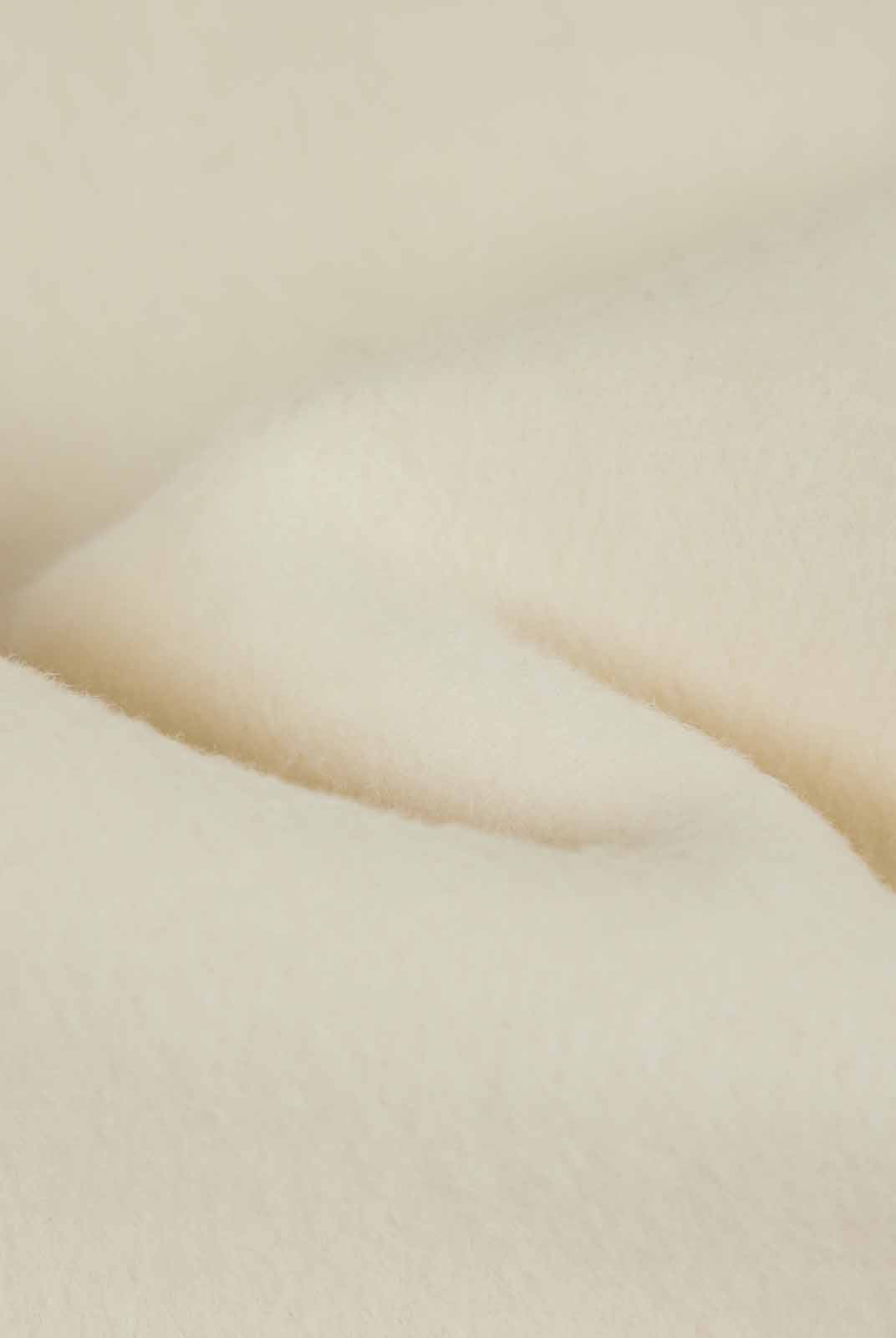 ASOBIO Minimal Long Wool-Alpaca Wrap Coat