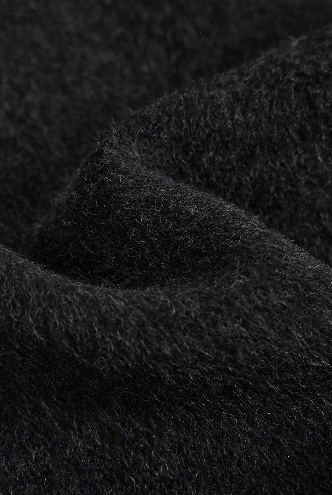 ASOBIO Minimal Long Wool-Alpaca Wrap Coat