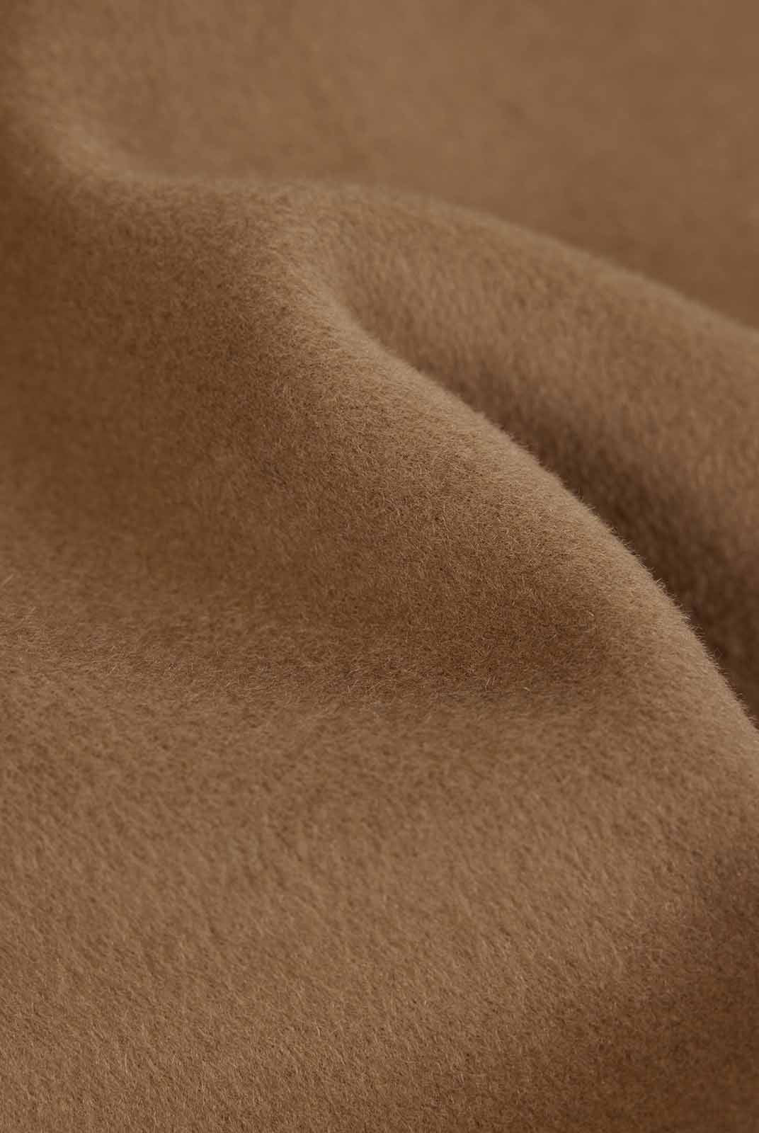 ASOBIO Double-Faced Wool Wrap Coat