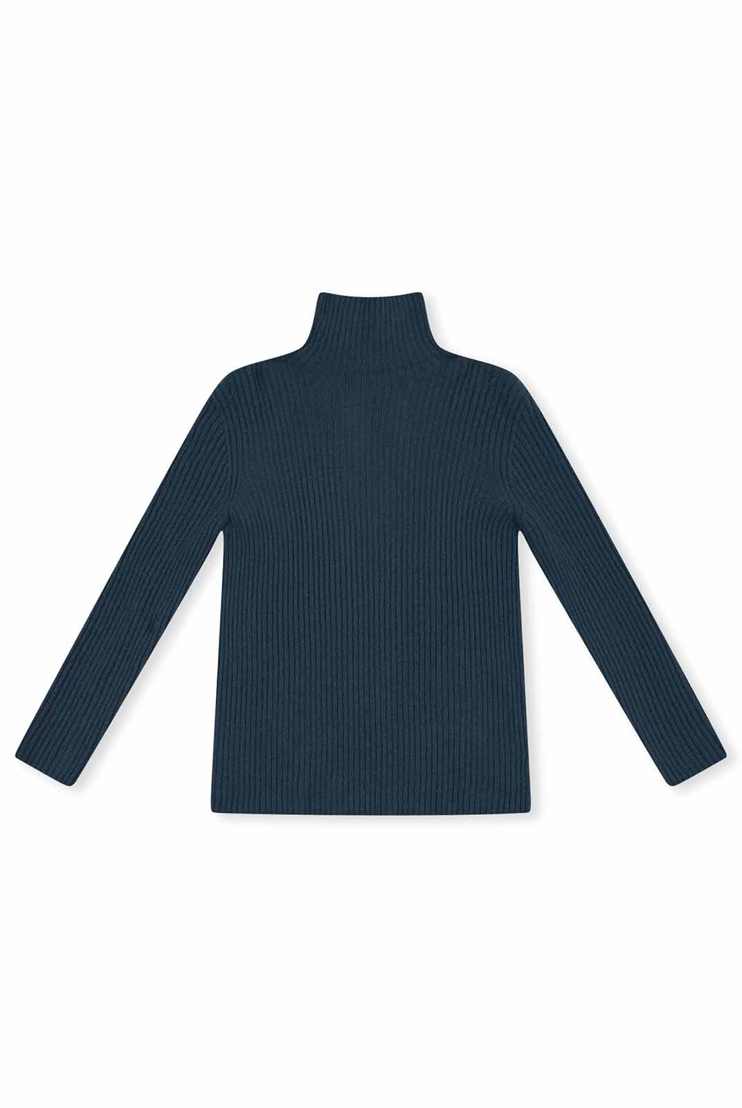 ASOBIO 100% Wool Turtleneck Sweater