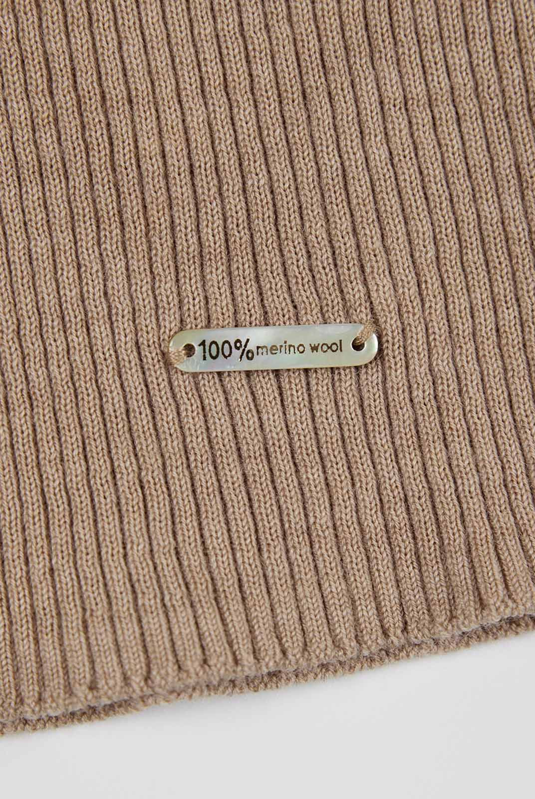 ASOBIO 100% Merino Wool Turtleneck Sweater