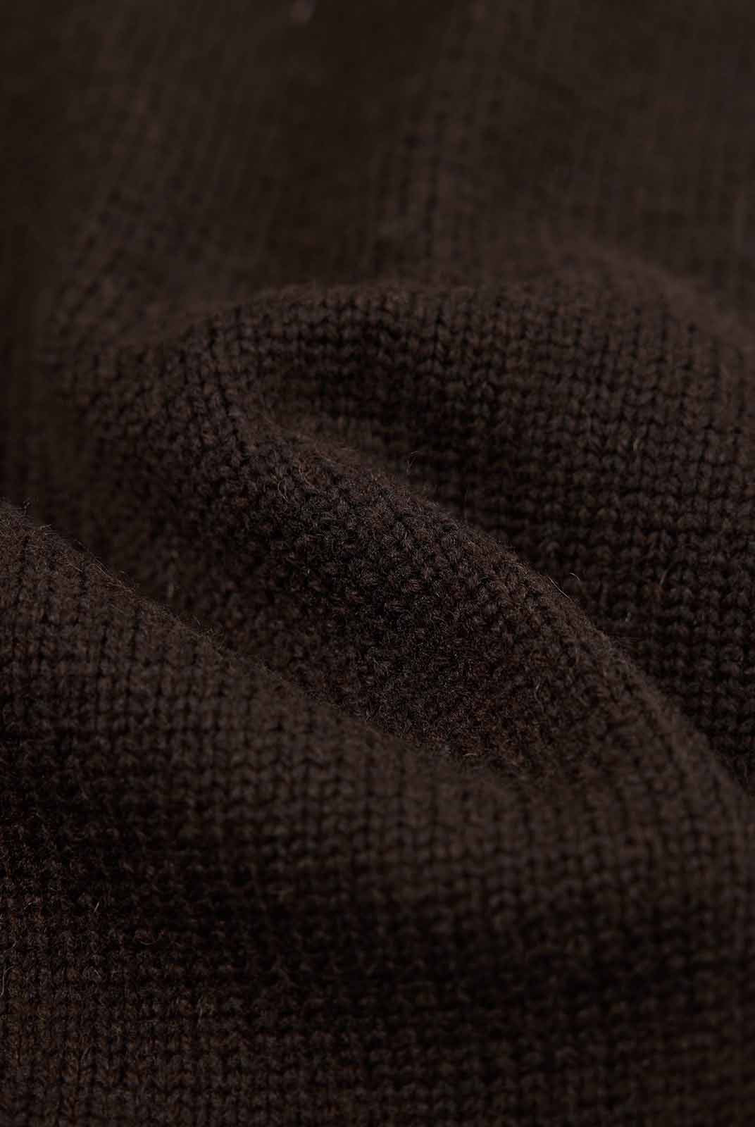 ASOBIO Merino Wool Zip-Up Cardigan