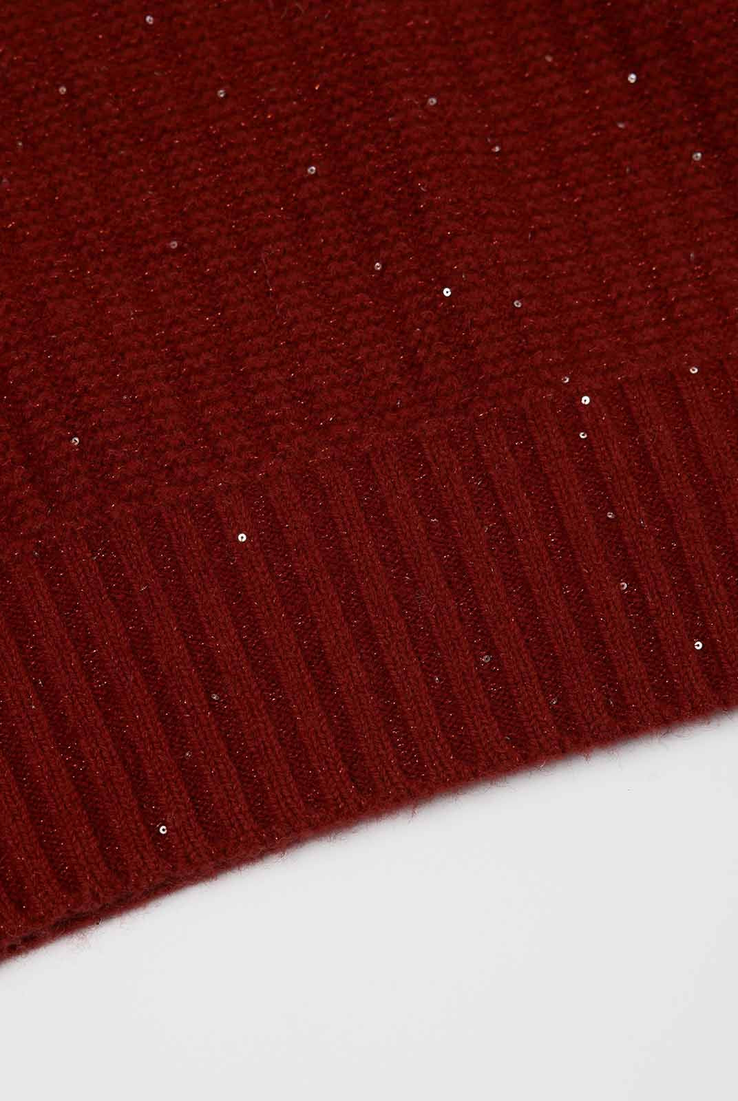 ASOBIO 100% Wool Sequin Sweater