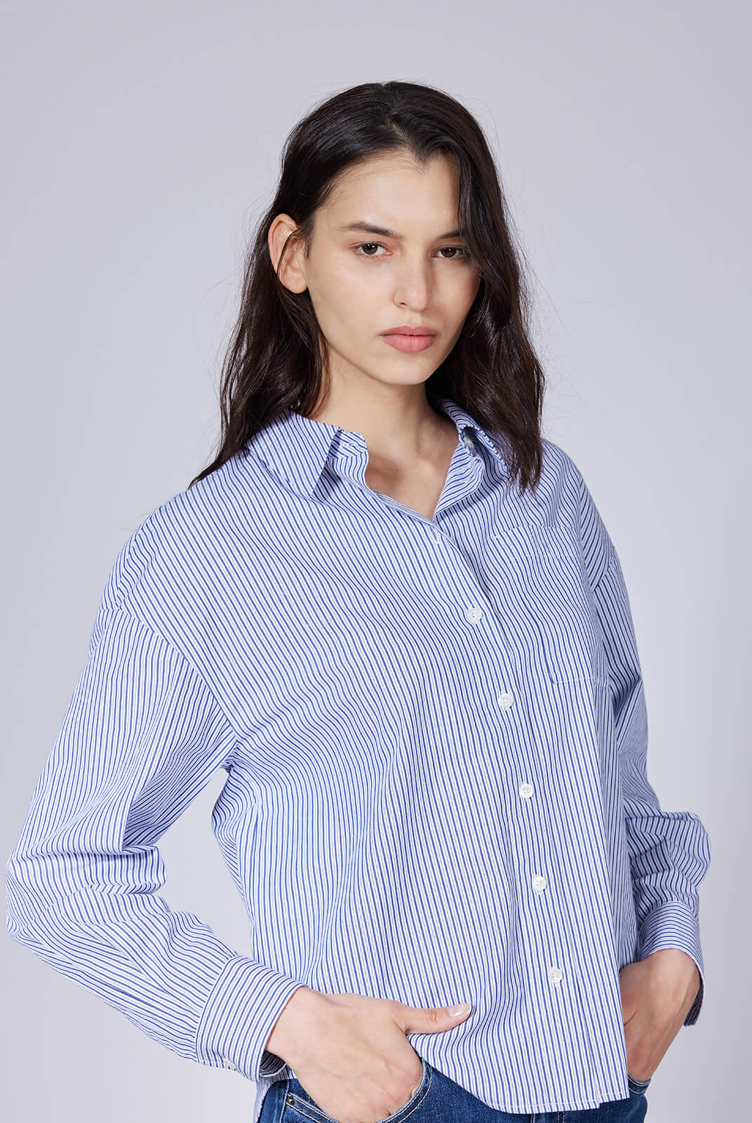 100% Cotton Relaxed H-type Shirt