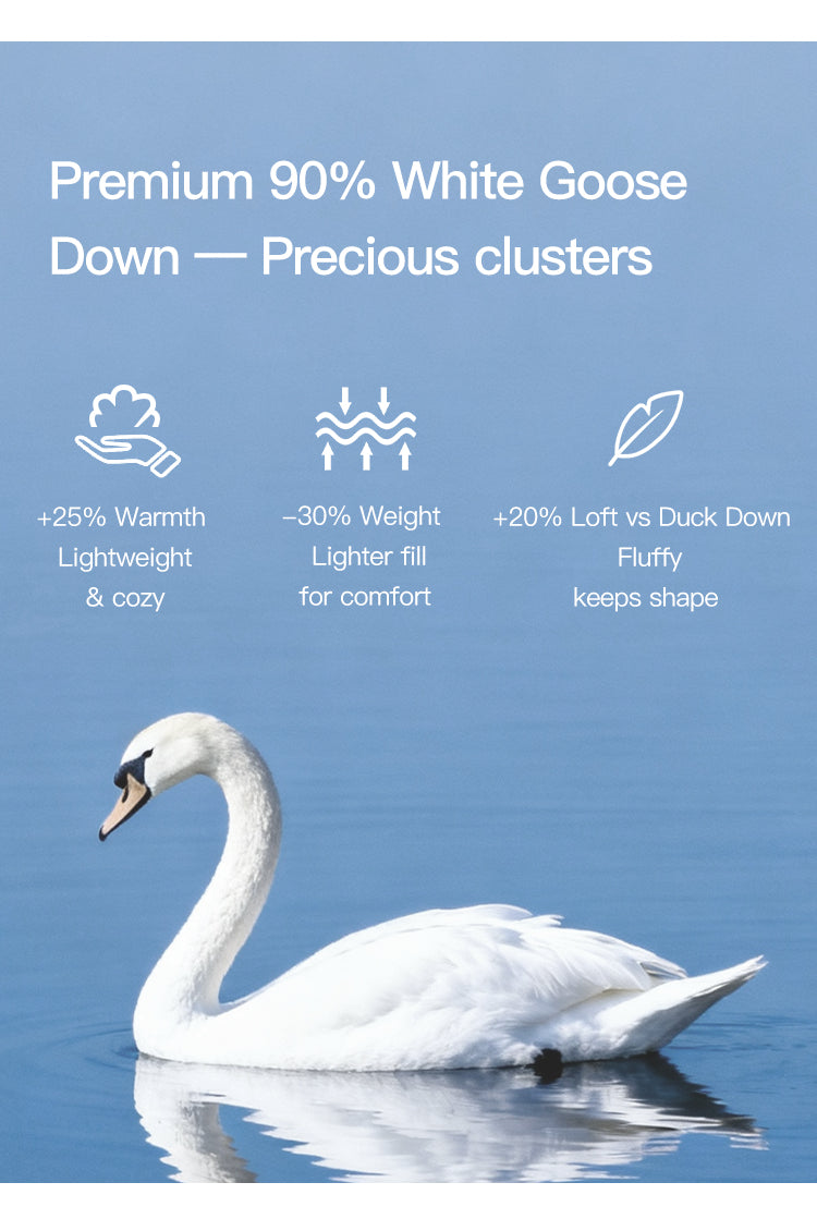 ASOBIO Belted Goose Down Trench Coat