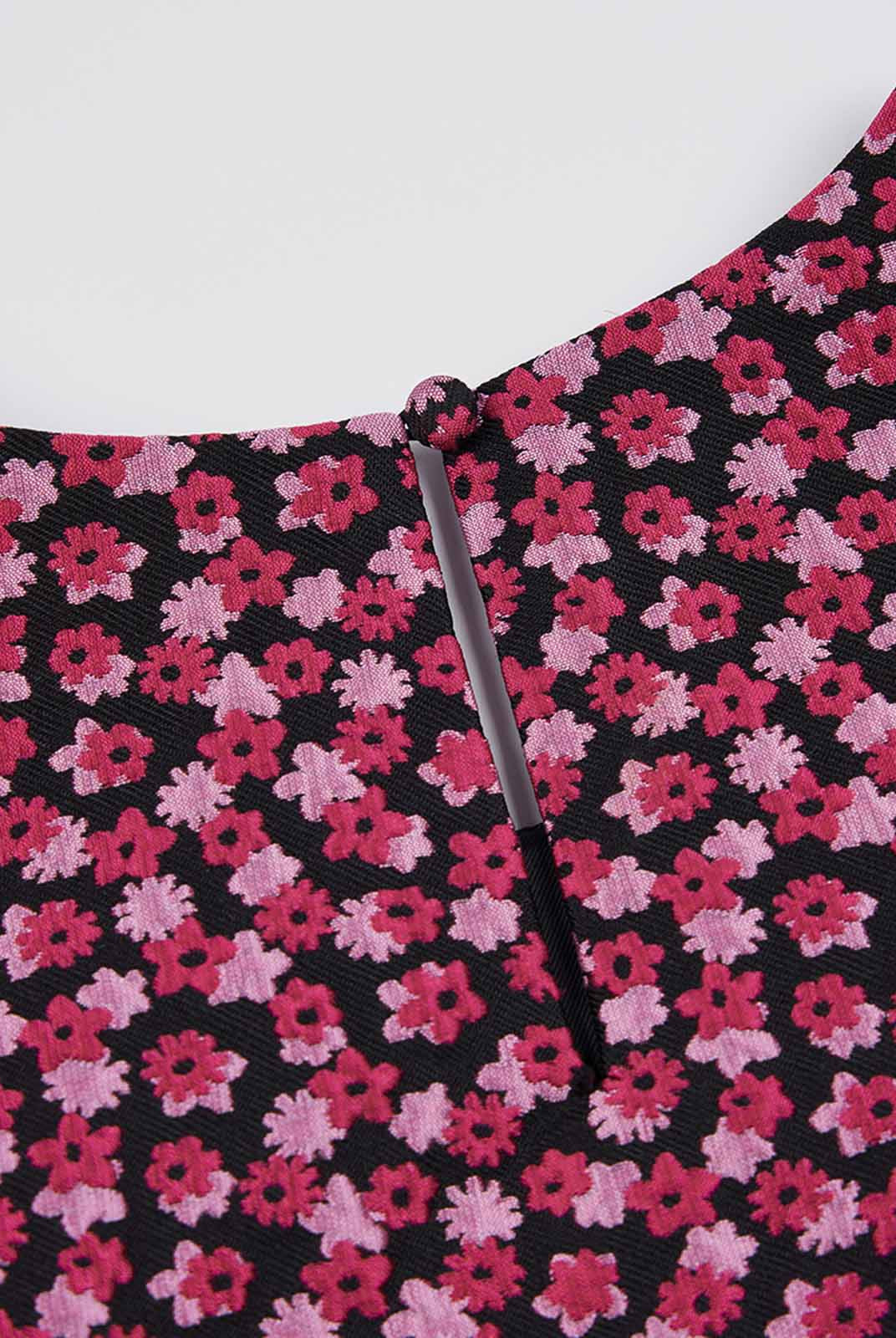 ASOBIO Jacquard Crewneck Tank Top