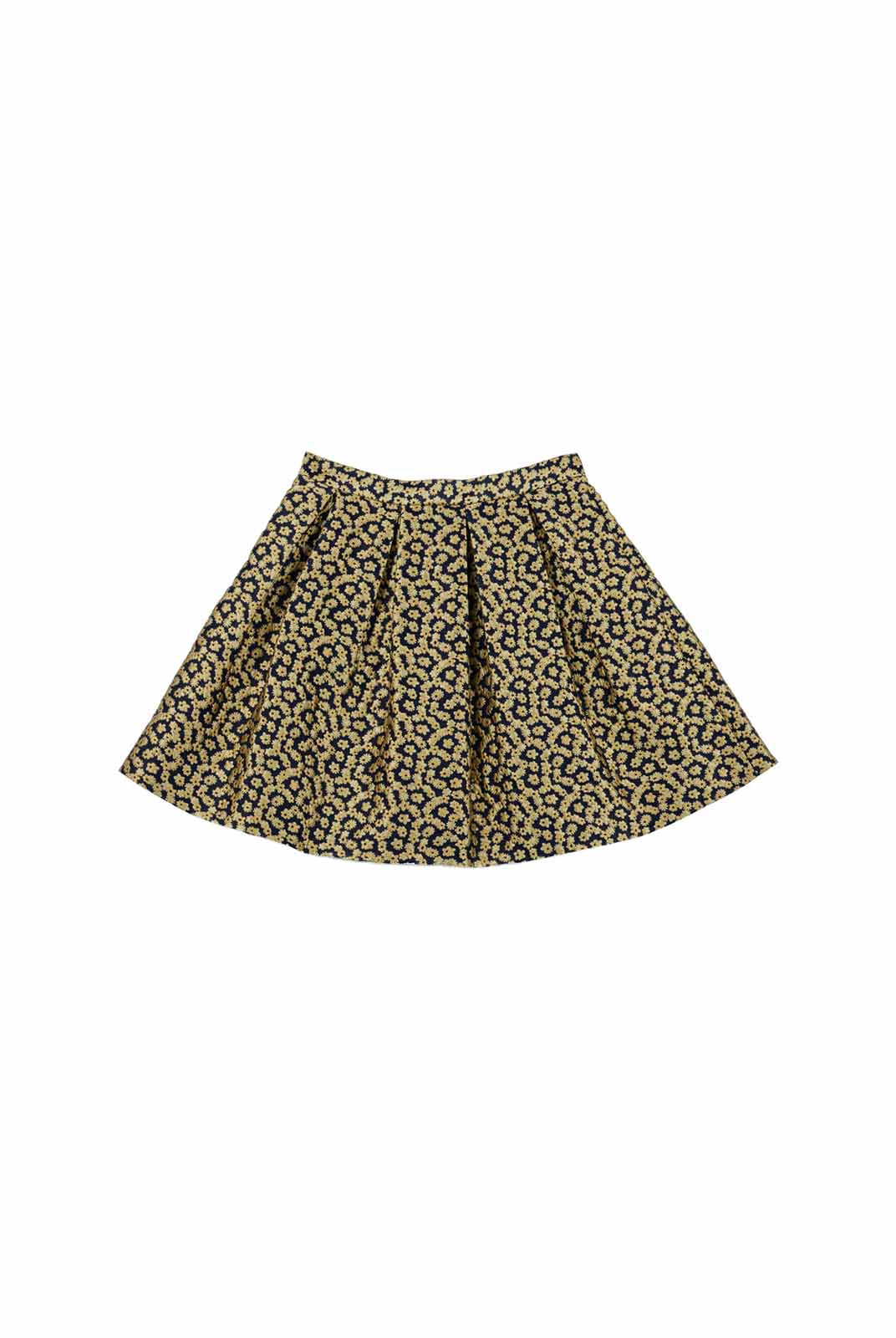 ASOBIO Jacquard Short Pleated Skirt