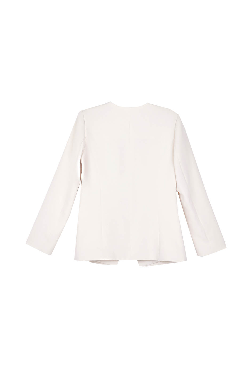 ASOBIO Tailored Round Neck Button-Up Blazer