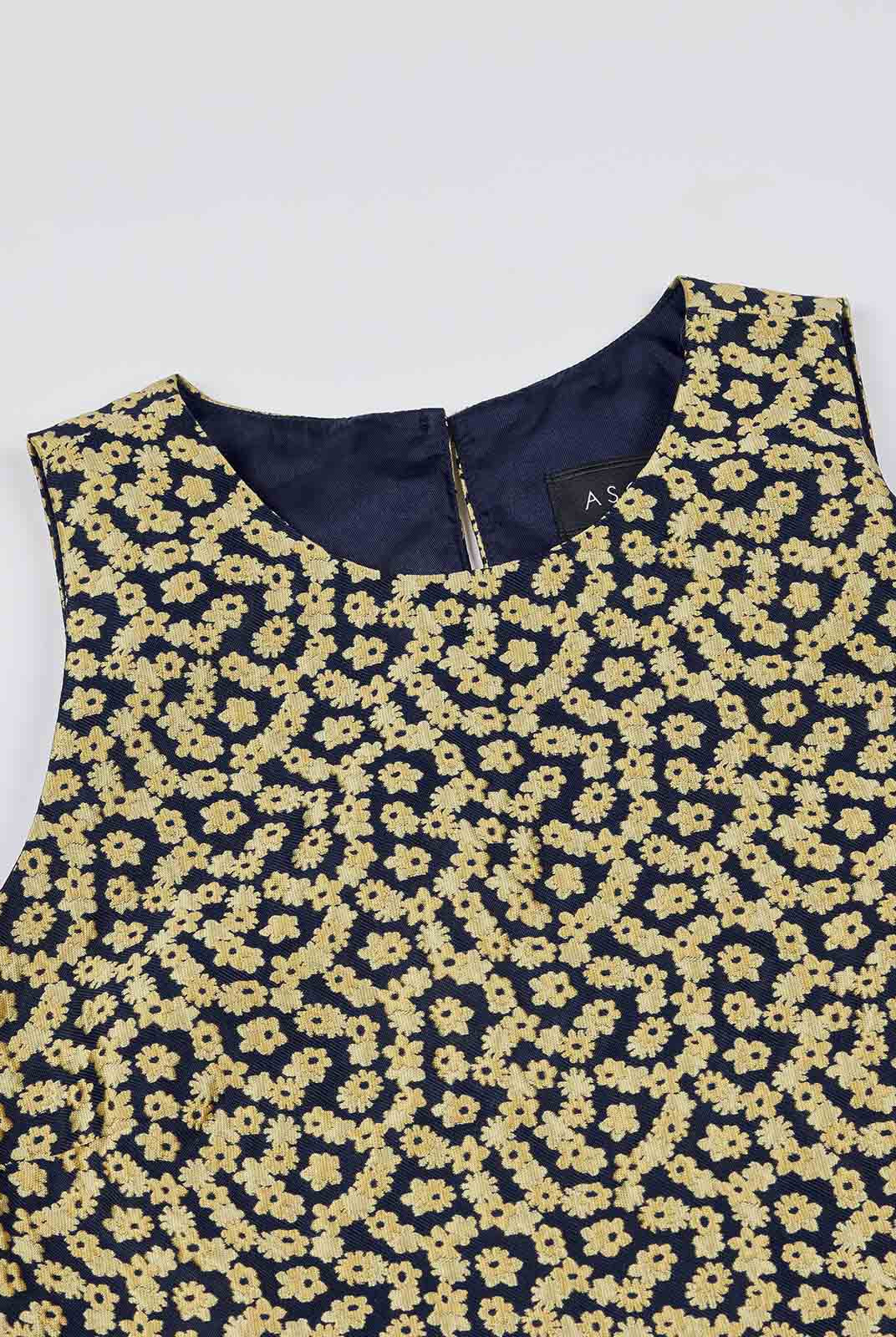ASOBIO Jacquard Crewneck Tank Top