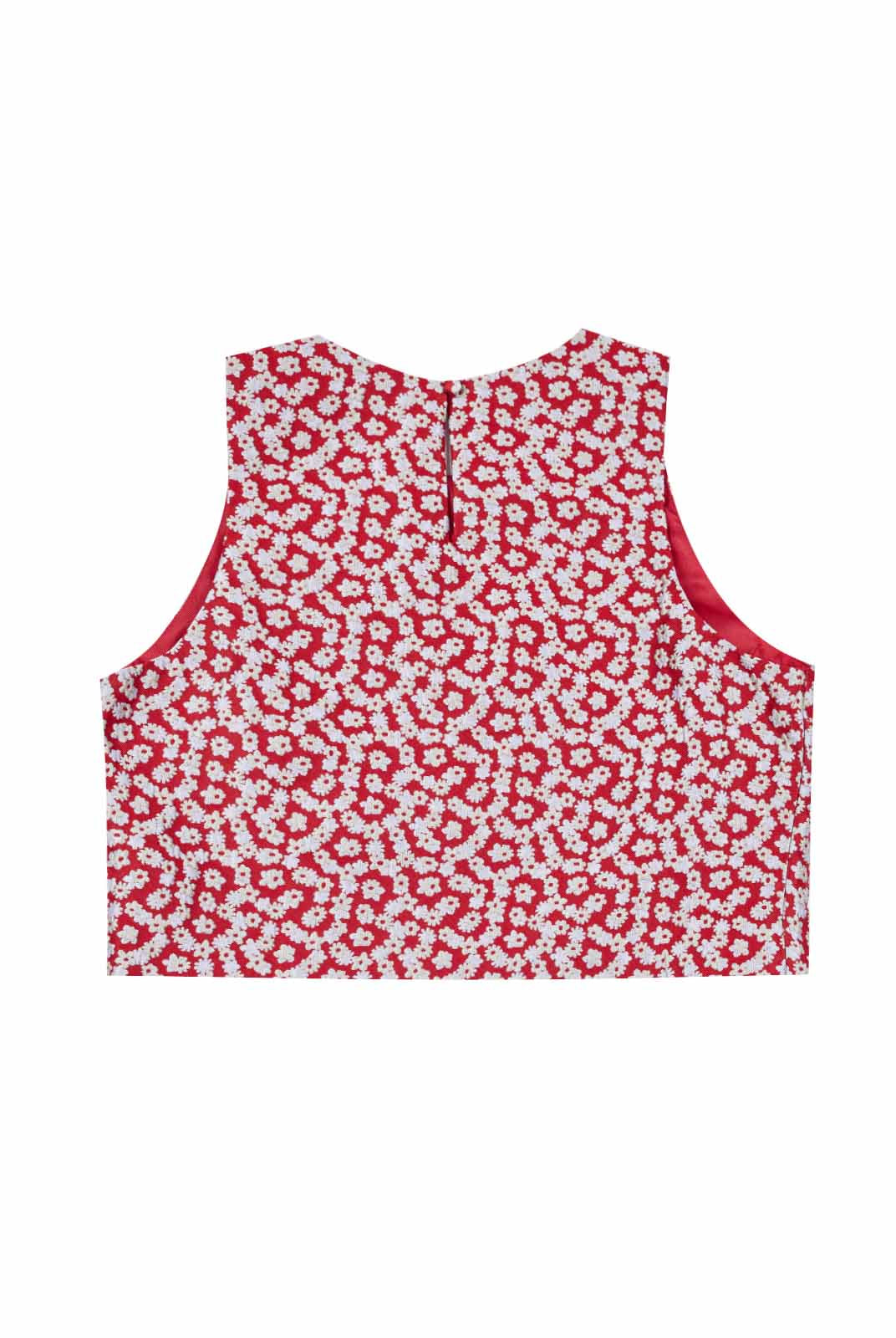 ASOBIO Jacquard Crewneck Tank Top