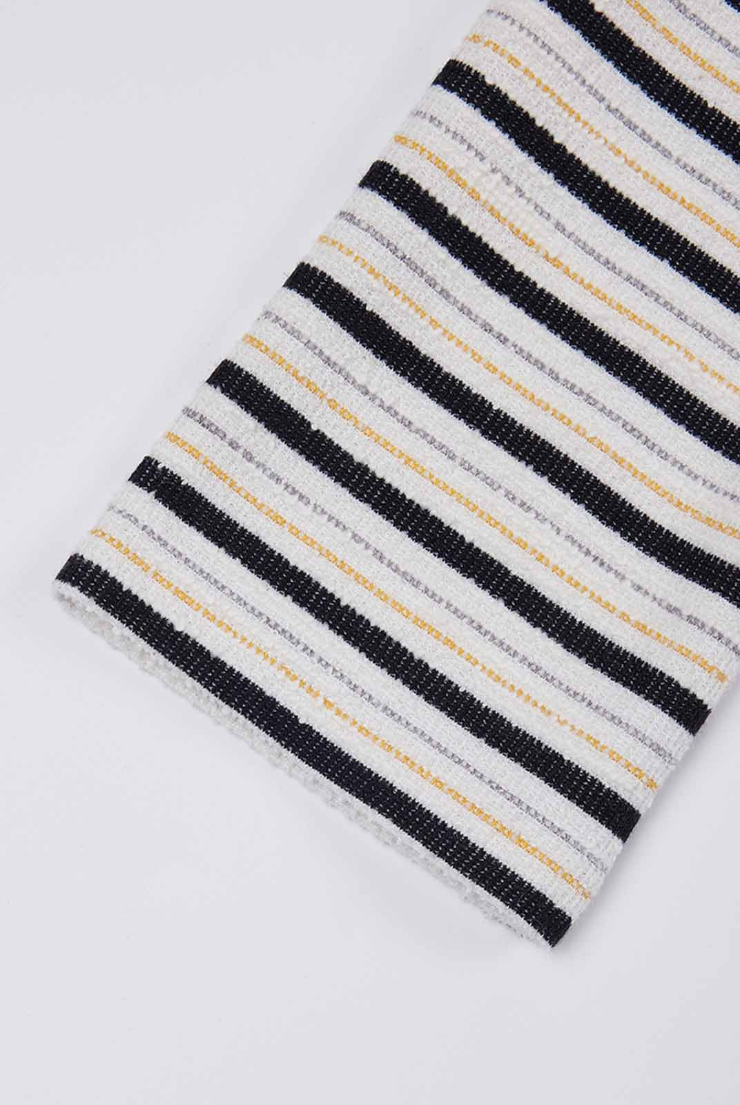 ASOBIO Knitted Front-Tie 3/4 Sleeve Cardigan