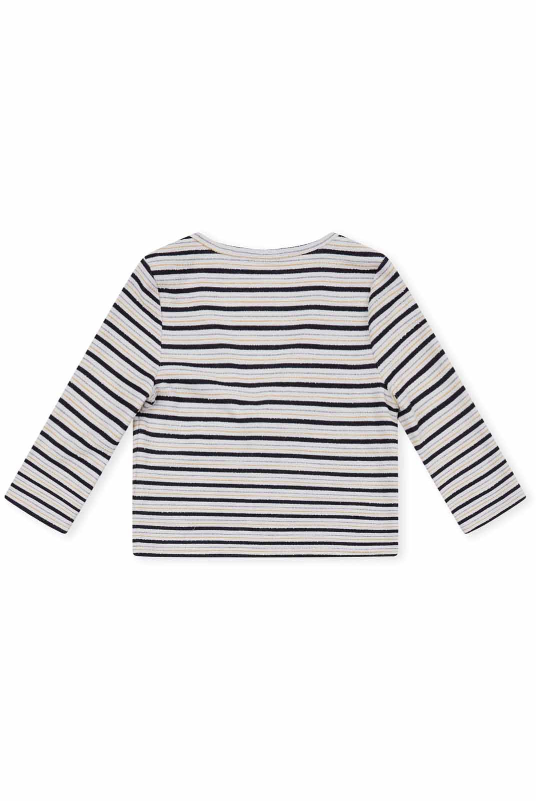 ASOBIO Knitted Front-Tie 3/4 Sleeve Cardigan