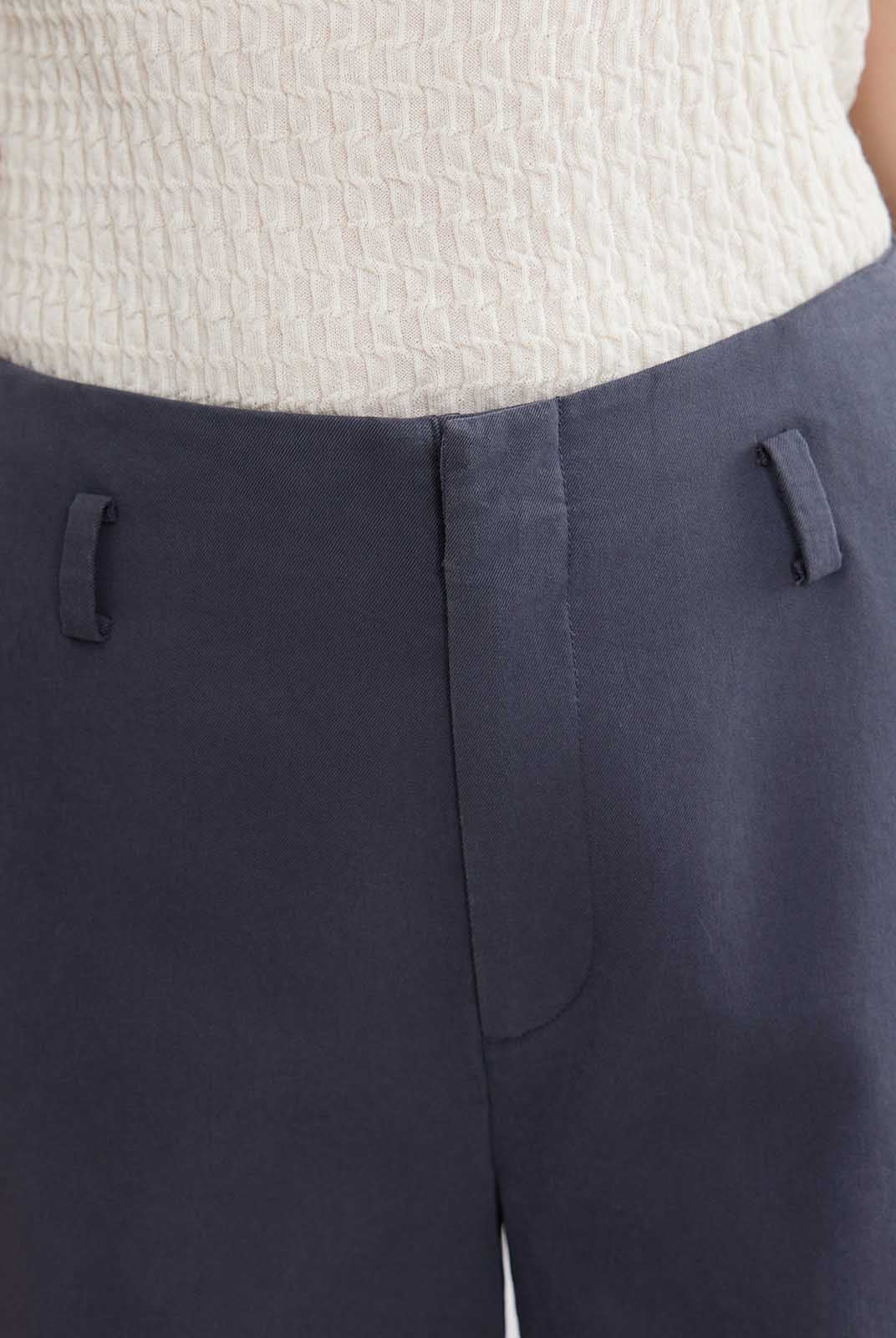 ASOBIO Twill Straight-Leg Pant