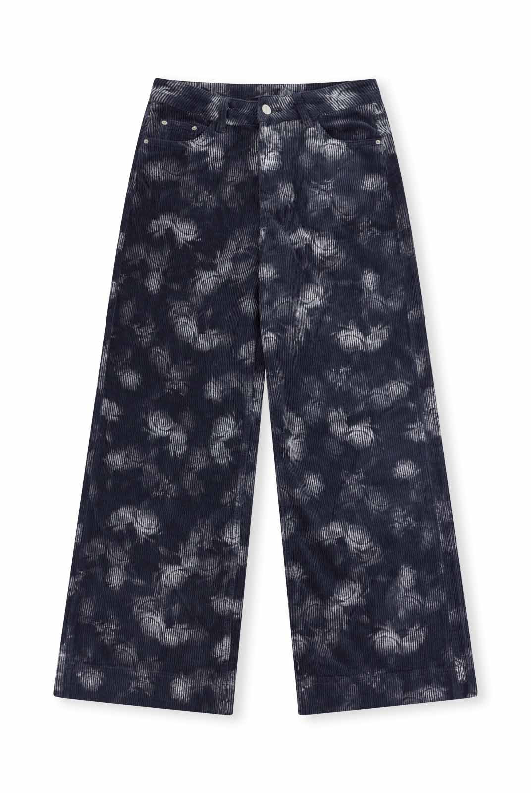 ASOBIO Printed Corduroy Pants