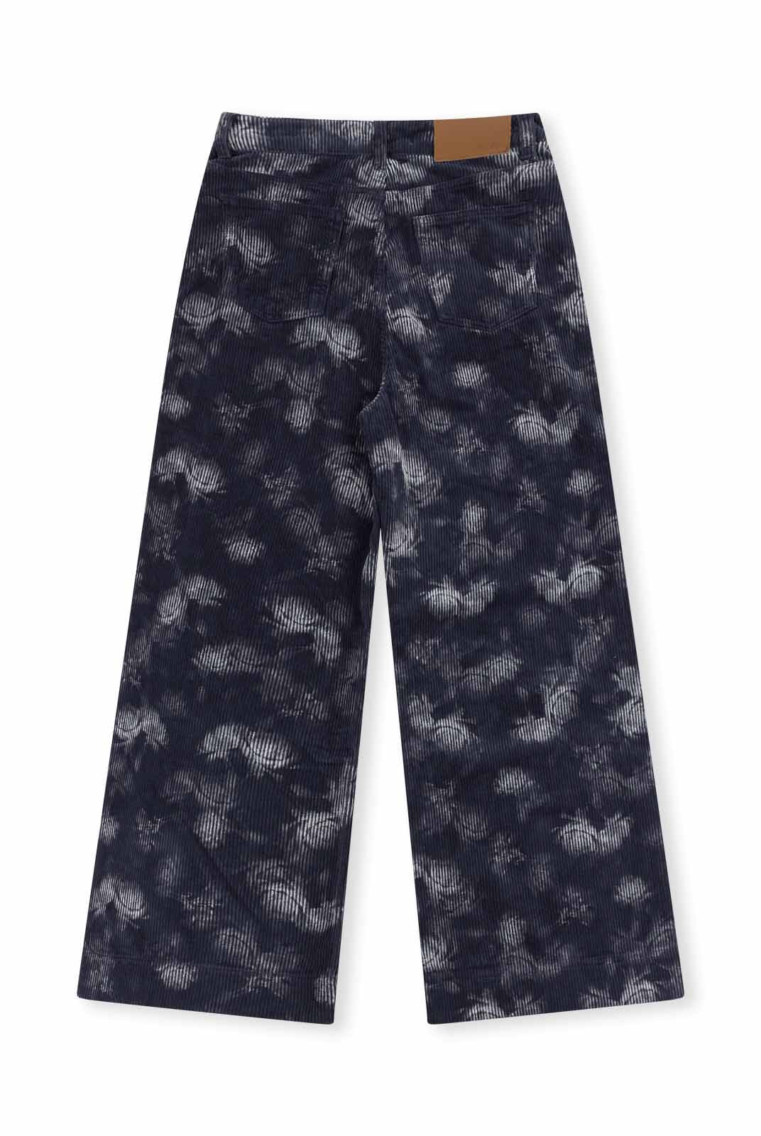 ASOBIO Printed Corduroy Pants