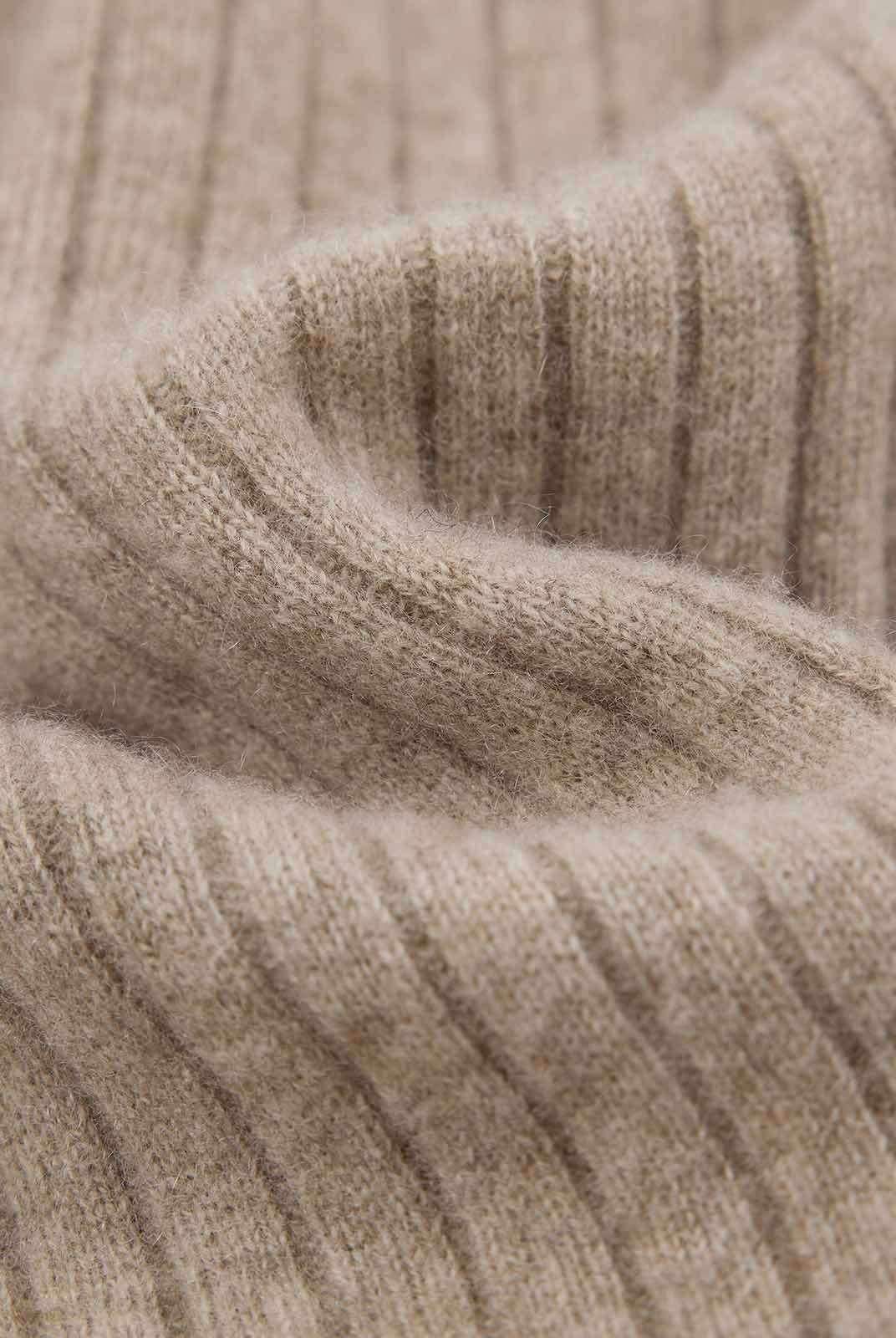 ASOBIO 100% Cashmere Turtleneck Sweater