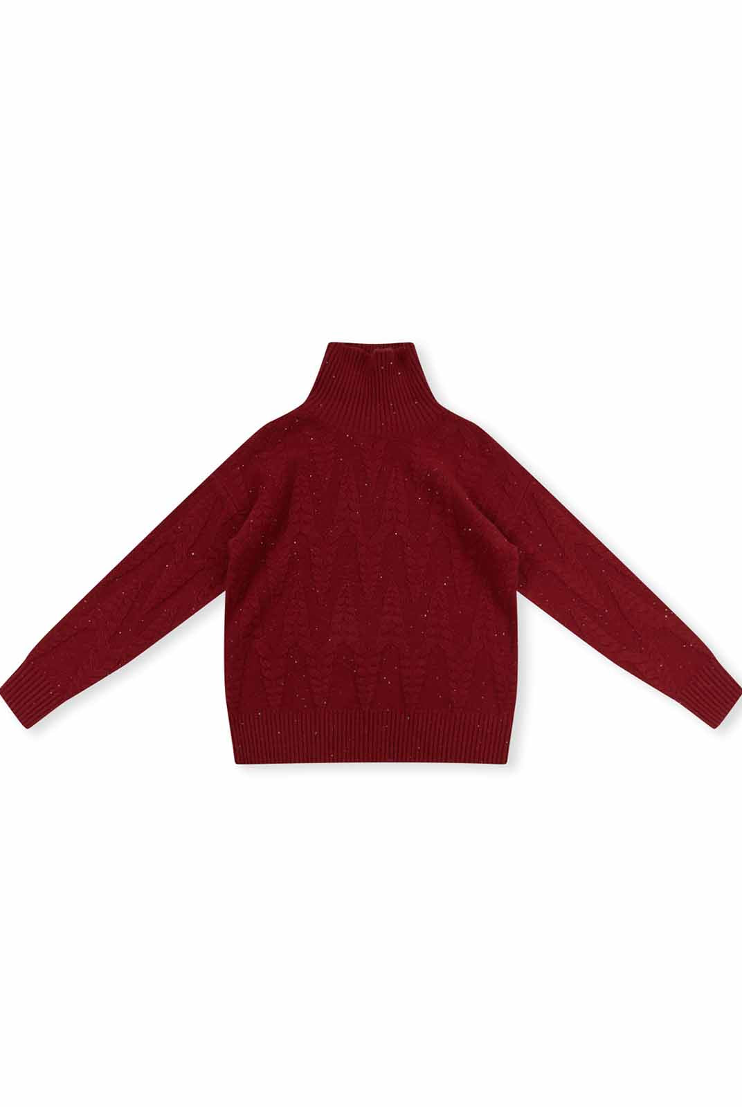 ASOBIO 100% Wool Turtleneck Pullover Sweater