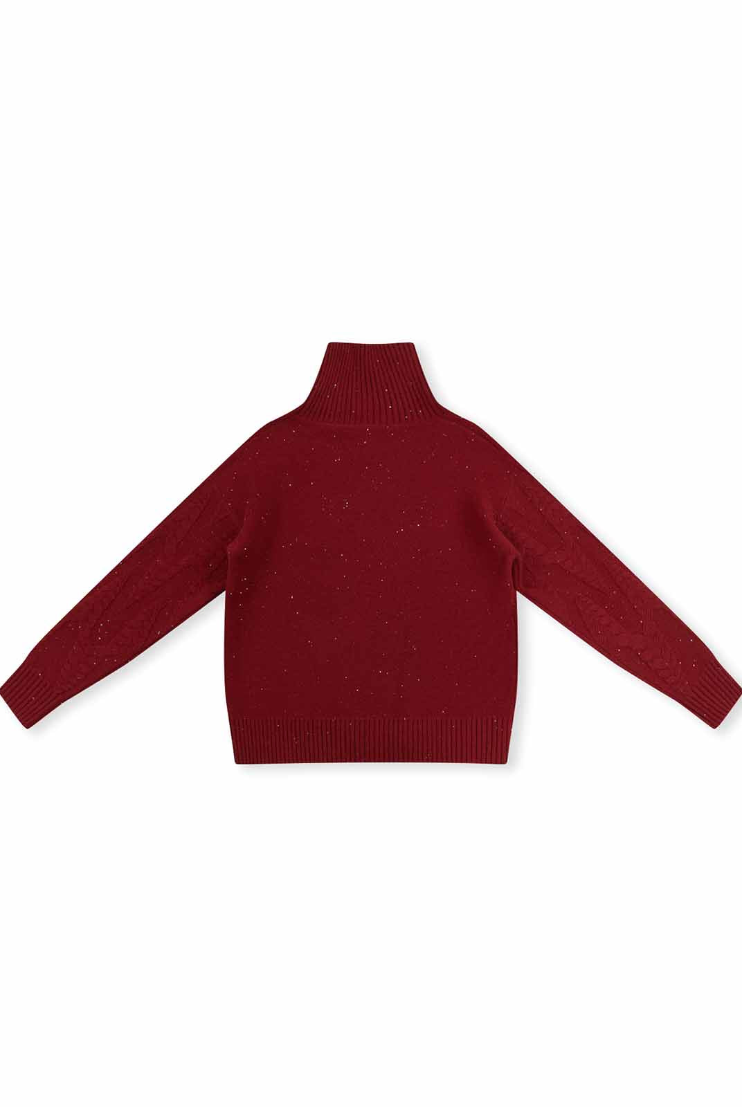 ASOBIO 100% Wool Turtleneck Pullover Sweater