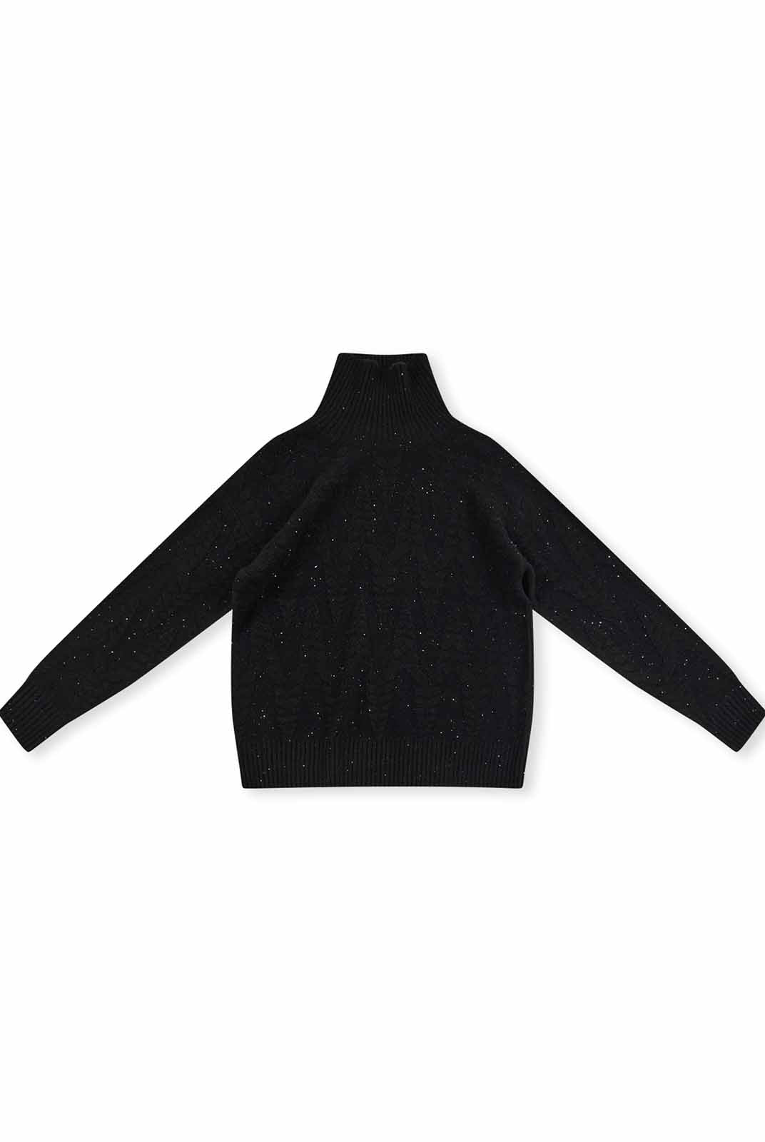 ASOBIO 100% Wool Turtleneck Pullover Sweater