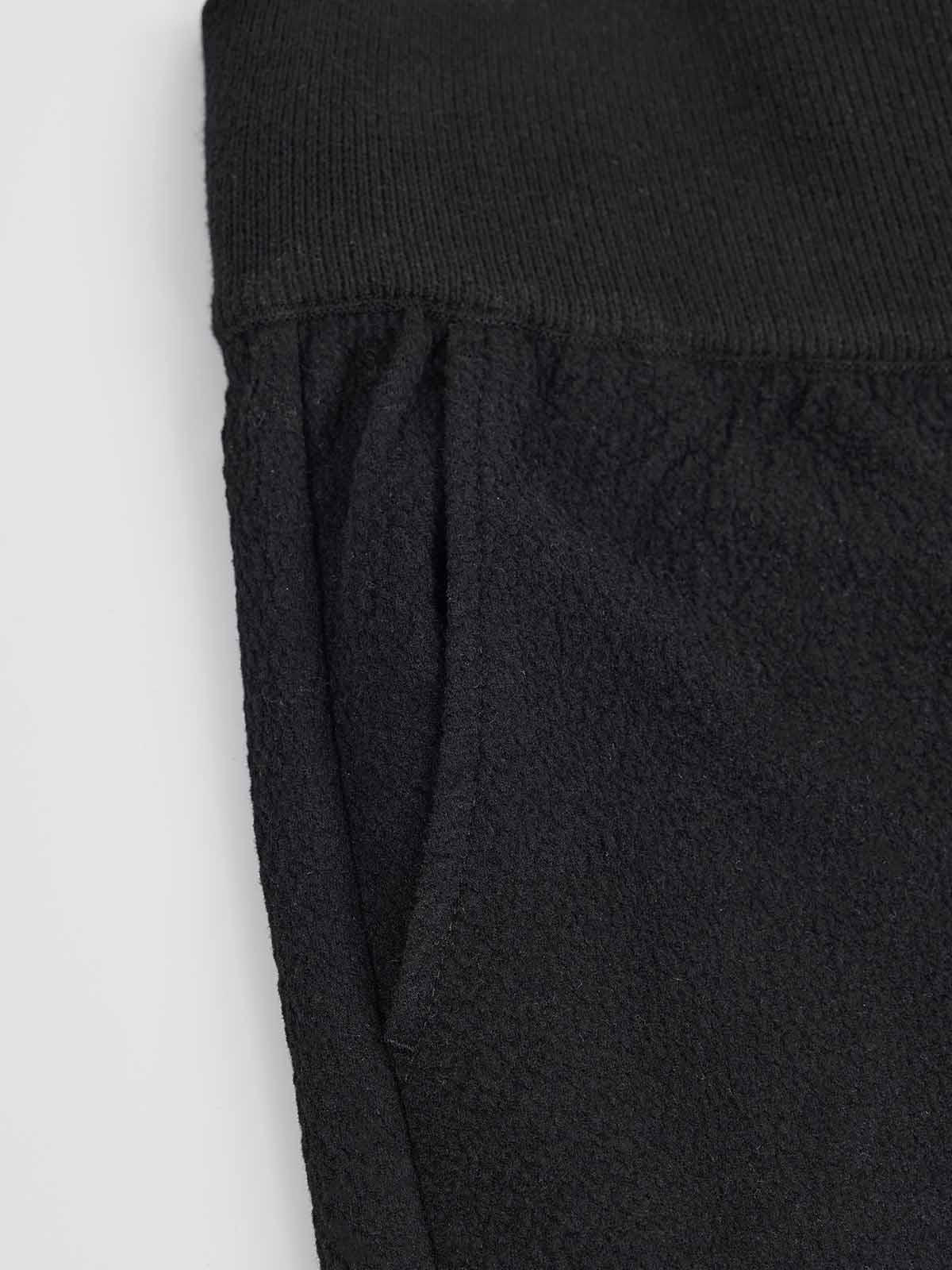 ASOBIO Wool-Blend High-Waist Wide-Leg Pant