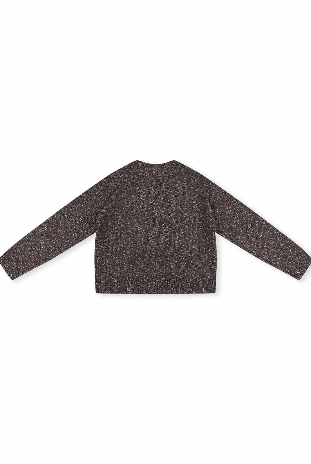 ASOBIO Wool-Blend V-Neck Cardigan