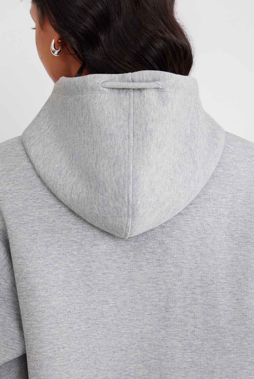 ASOBIO Hooded Drawstring Sweat Jacket