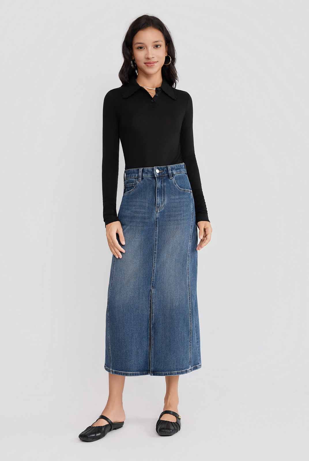 ASOBIO Tencel Wool Polo Shirt