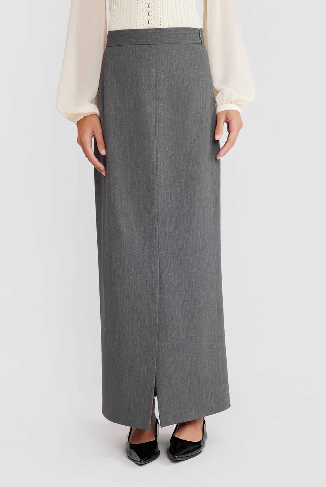 ASOBIO Double-Slit Maxi Skirt