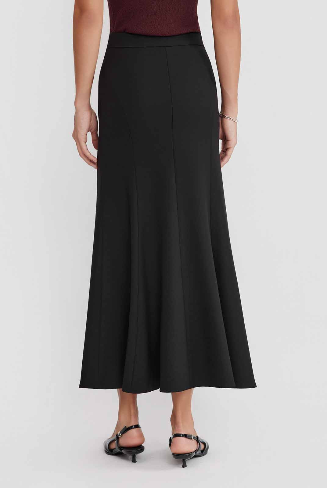 ASOBIO Stretch Knit Tie-Waist Skirt