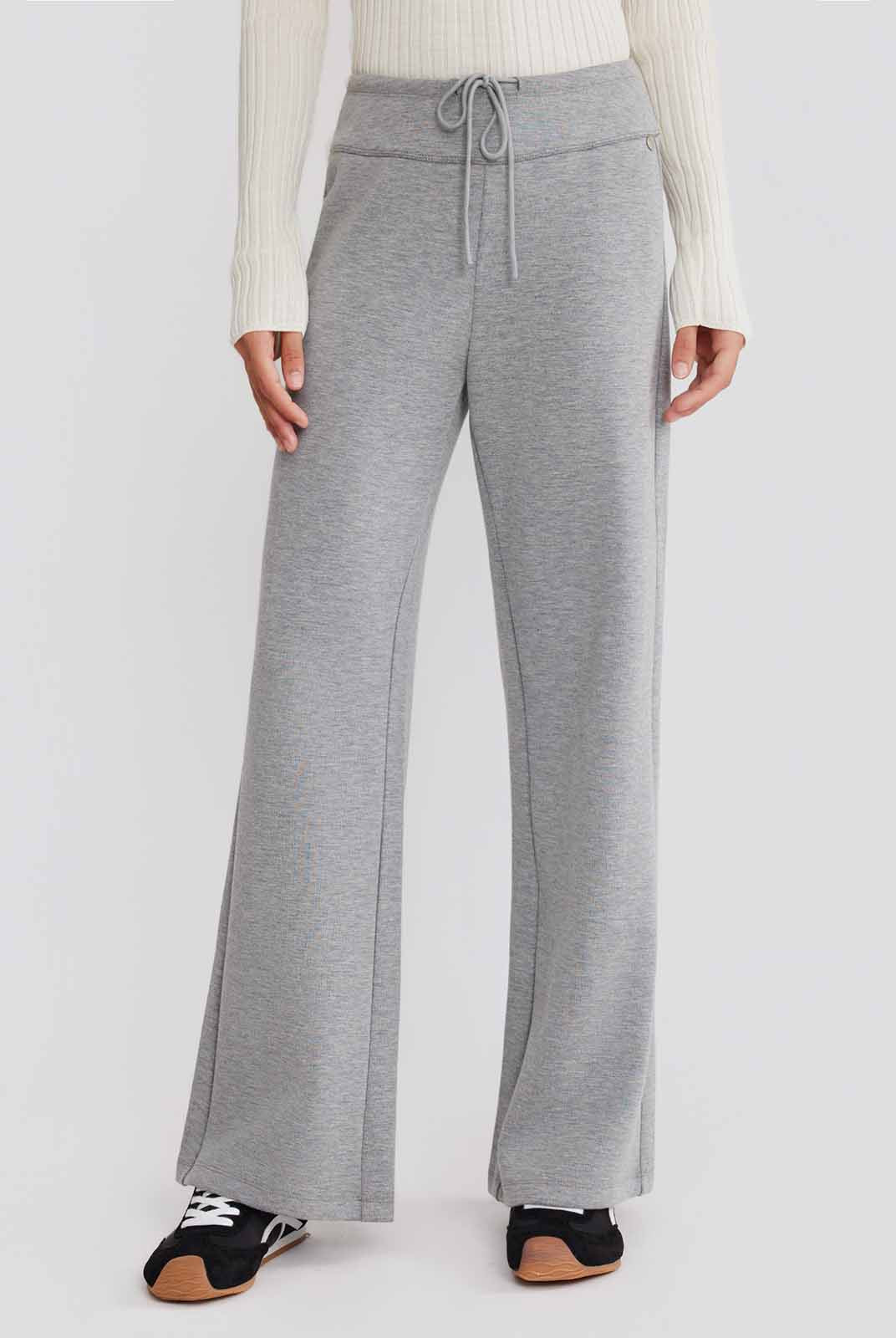 ASOBIO Wide-Leg Pull-On Sweatpants