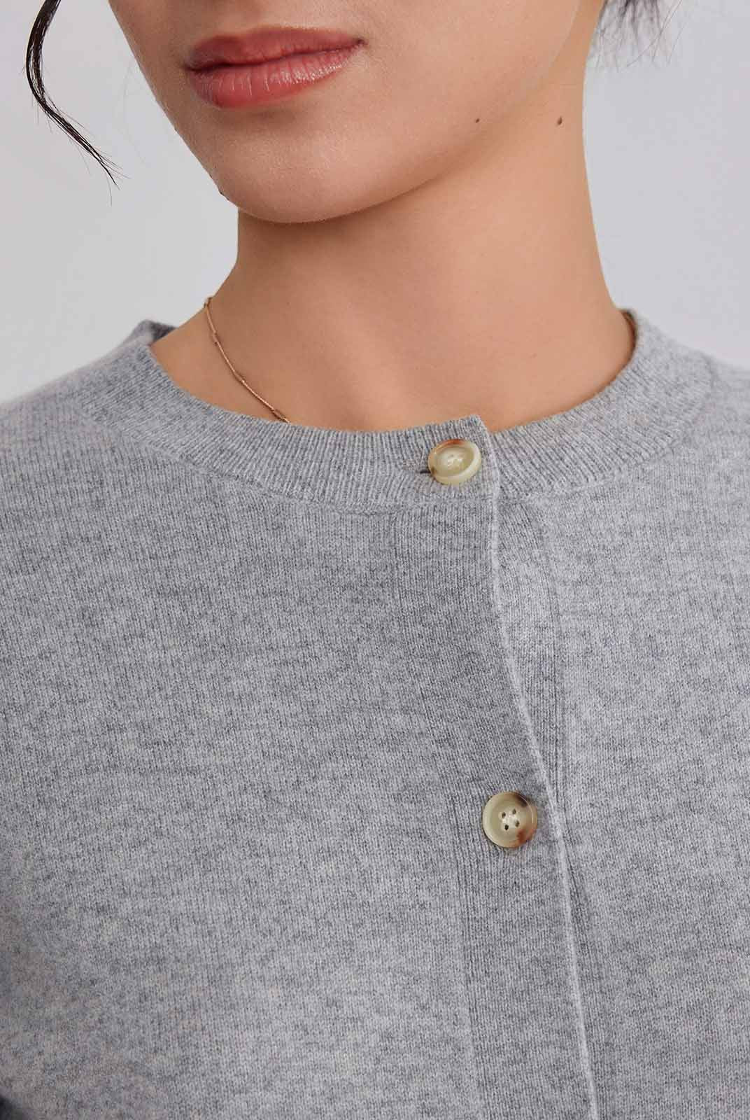 ASOBIO Wool-Cashmere Cardigan