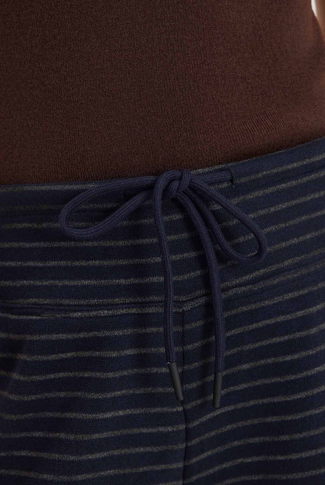 ASOBIO Striped Straight-Leg Sweatpants