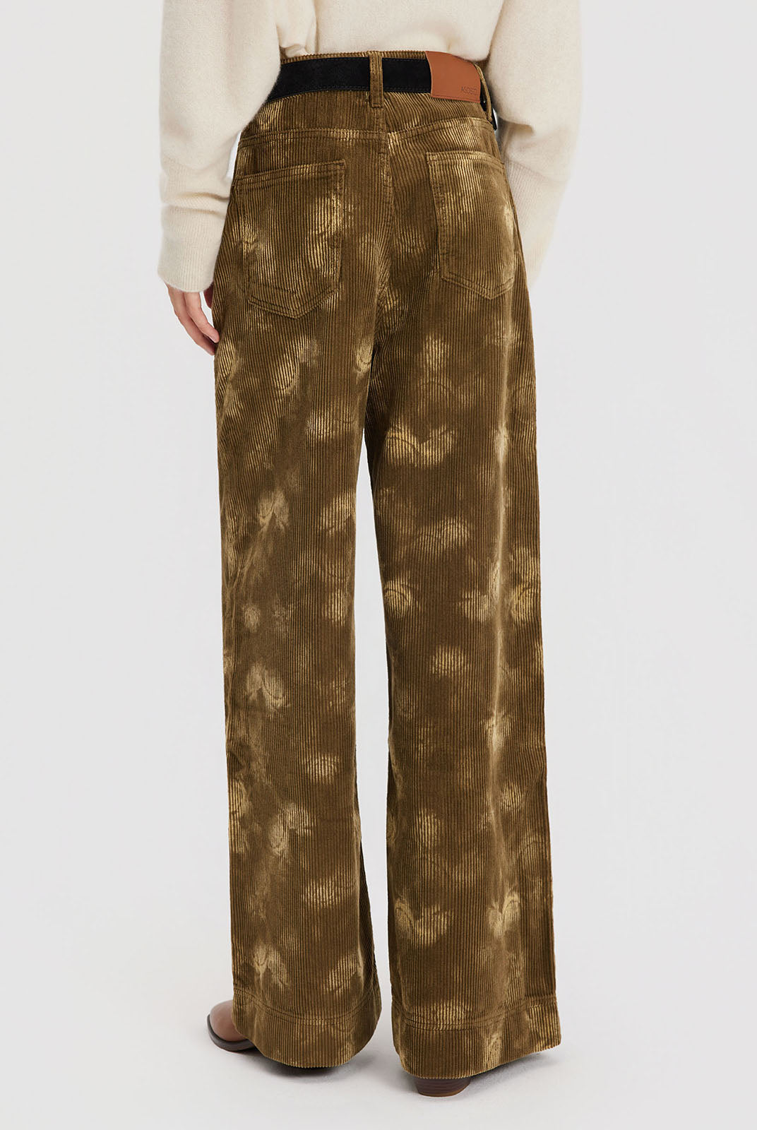ASOBIO Printed Corduroy Pants