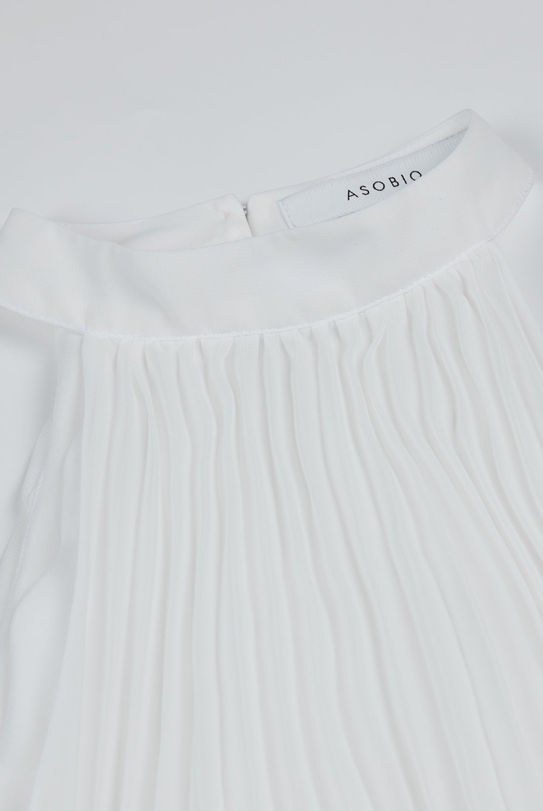 Lightweight Chiffon A-Line Halter Mini Dress