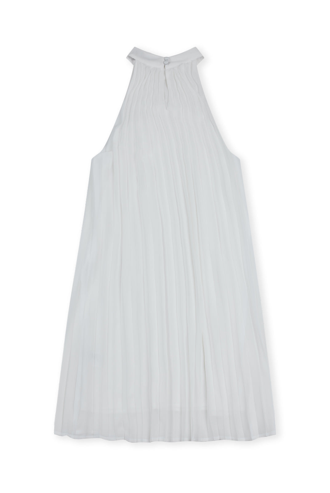 Lightweight Chiffon A-Line Halter Mini Dress