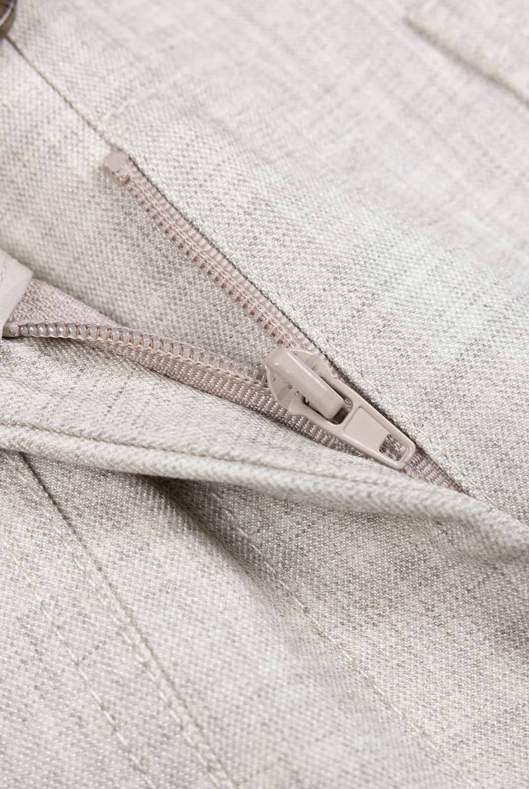 ASOBIO Cropped Mid-Rise Straight Leg Trousers