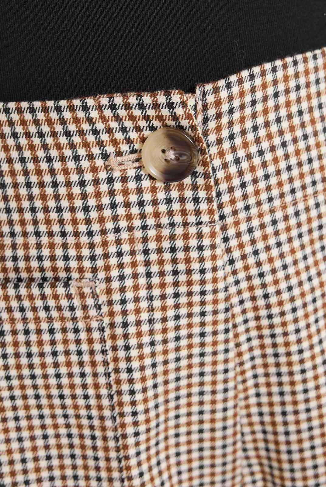 ASOBIO Cropped Mid-Rise Straight Leg Trousers