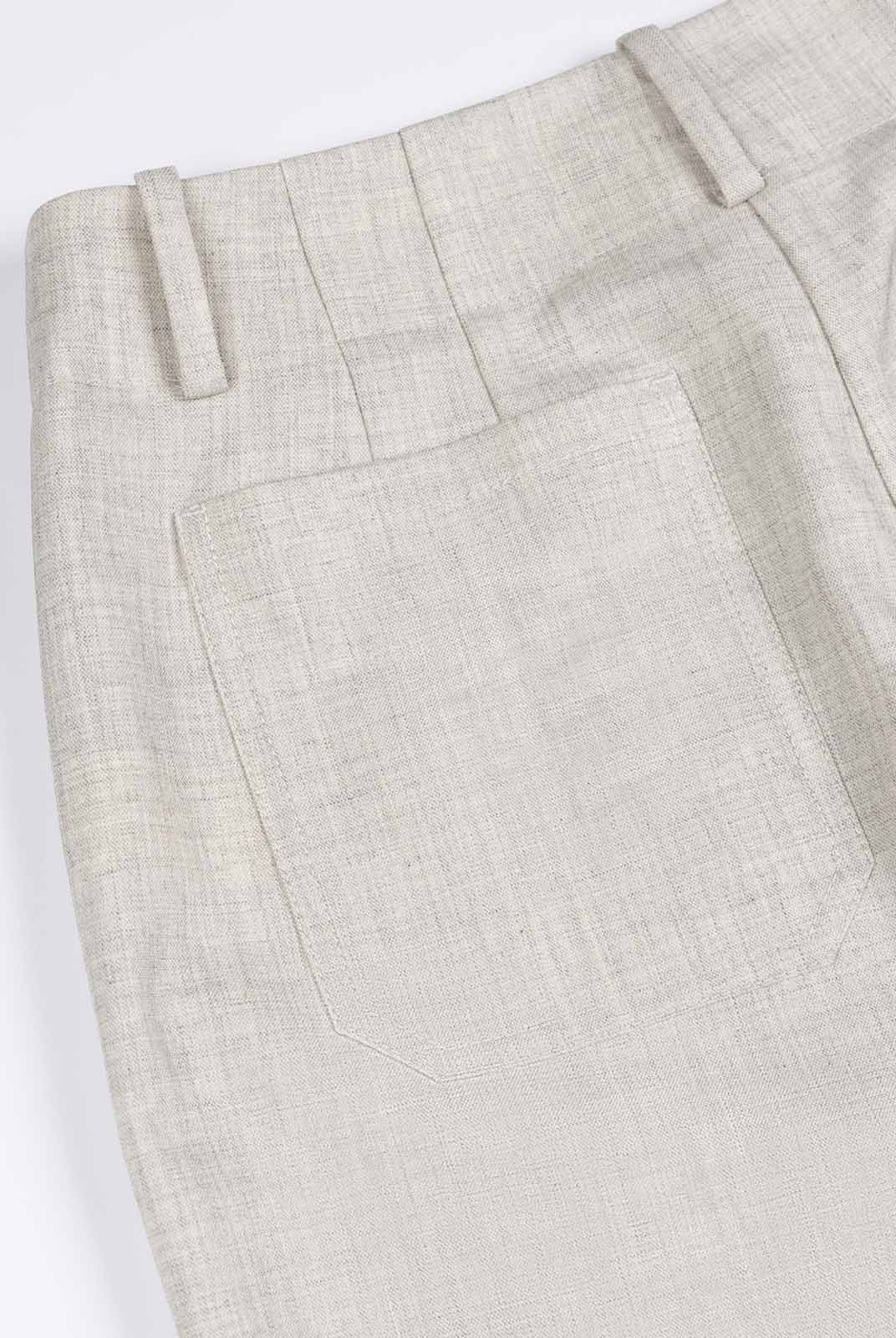 ASOBIO Cropped Mid-Rise Straight Leg Trousers