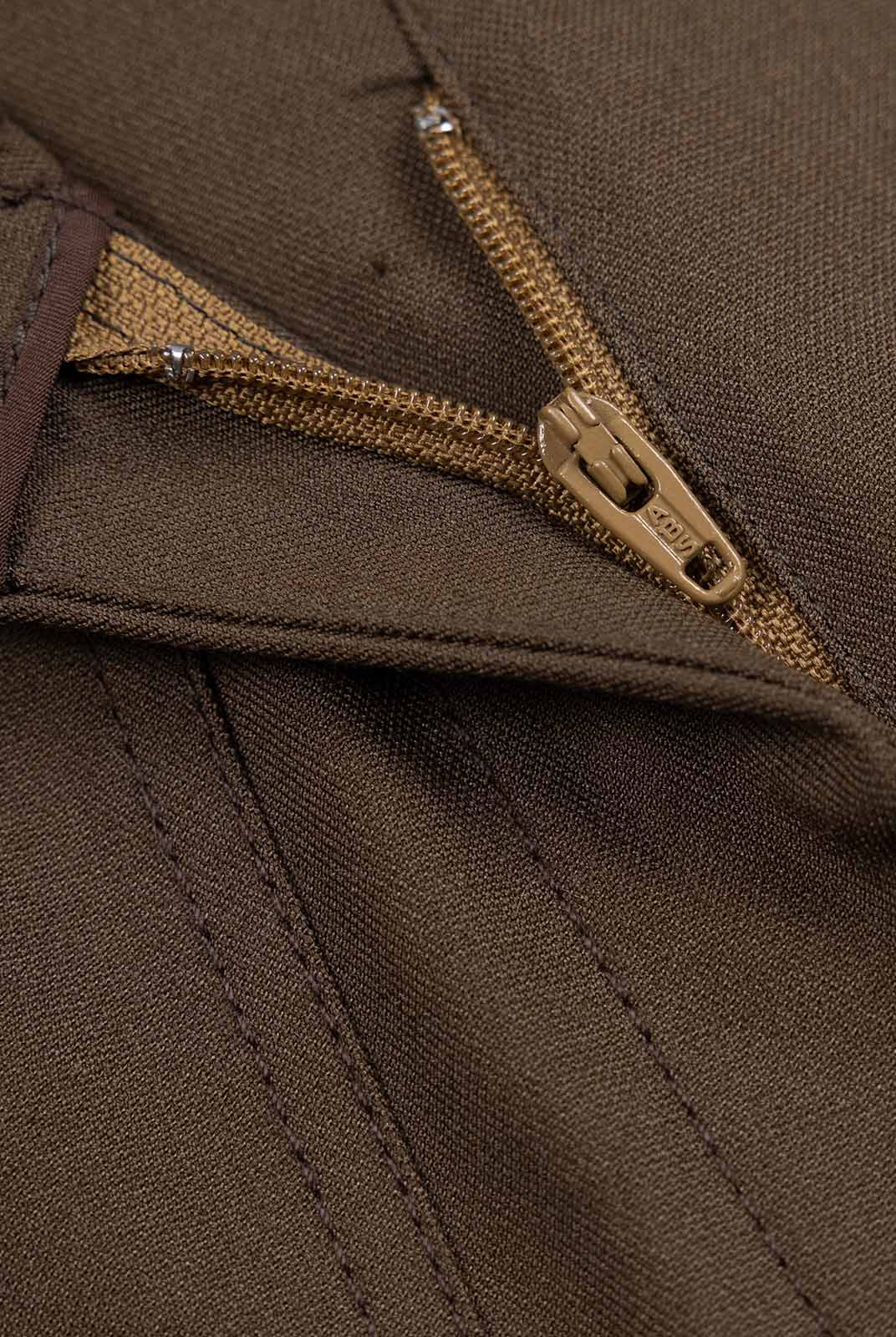 ASOBIO Cropped Mid-Rise Straight Leg Trousers