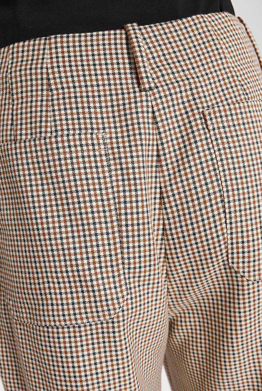 ASOBIO Cropped Mid-Rise Straight Leg Trousers