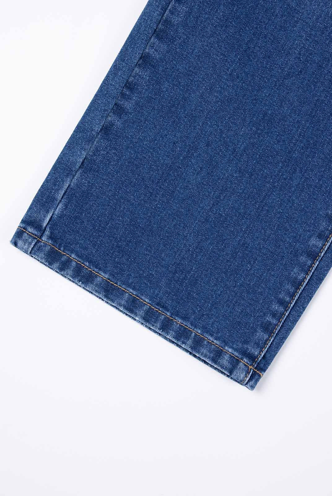 ASOBIO Classic Mid-Rise Straight Leg Jeans