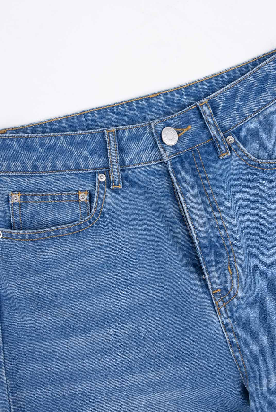 ASOBIO Classic Mid-Rise Straight Leg Jeans